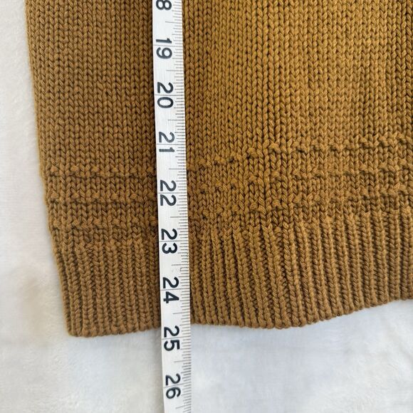 The Normal Brand Sweater Arlo V-neck Maple Glaze Button Cuff Women’s L - Picture 8 of 11